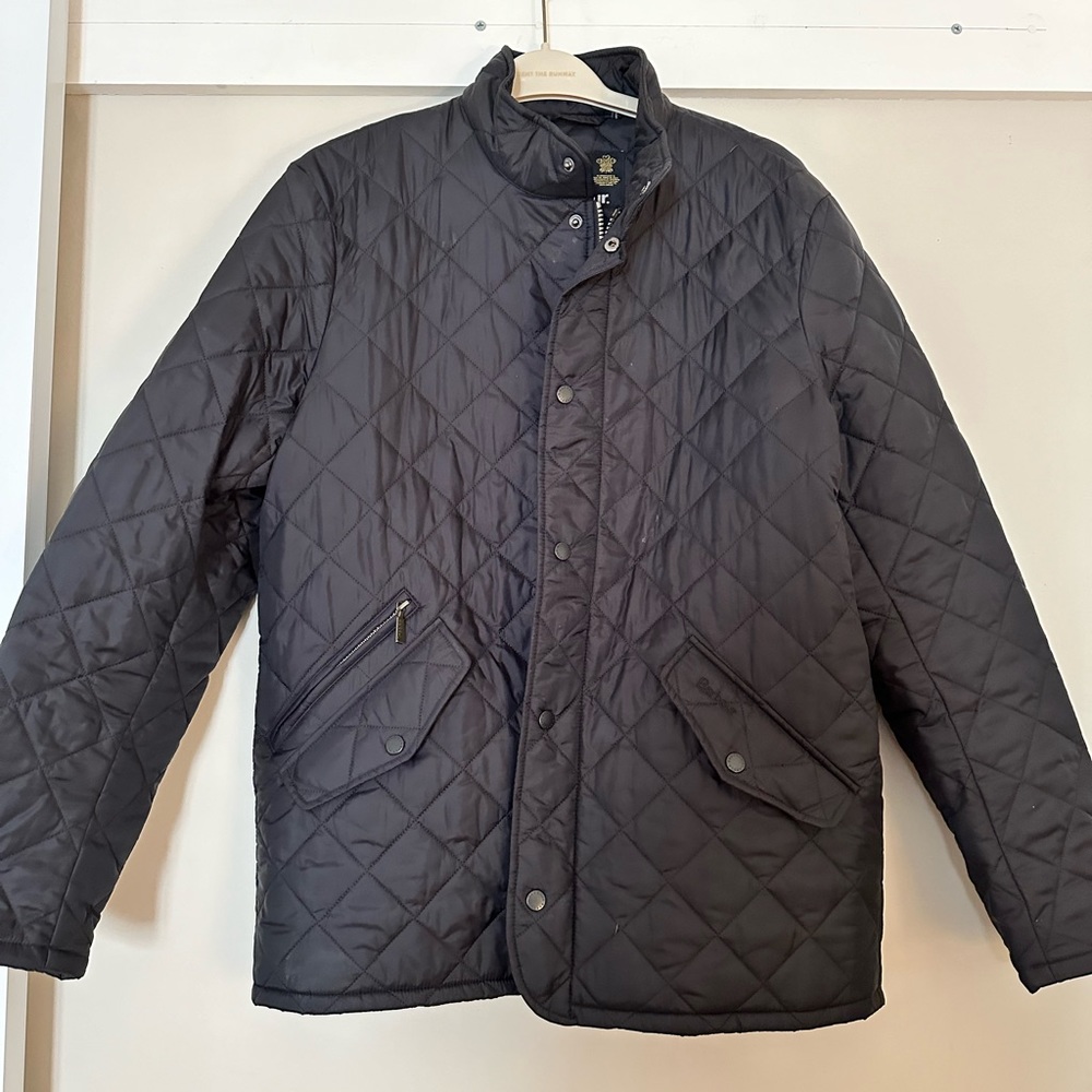Black men’s Barbour jacket